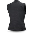 thumbnail image 2 of First Mfg Co - Ludlow - Women's Motorcycle Biker Riding Black Canvas Vest - Large, 2 of 4