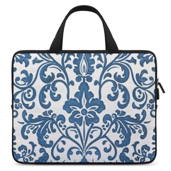 JRXY Floral Design Laptop Carrying Bag Diving Fabric Soft Travel Case Idea 10inch