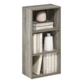 thumbnail image 4 of Librería Furinno Luder con 3 niveles, estante abierto, roble francés, 4 of 5