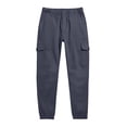 thumbnail image 6 of uublik Boys Girls Sweatpants Size 4T-13 Kids Cargo Pants Elastic Waist Lightweight Outdoor Jogger Pants Dark Gray, 6 of 6