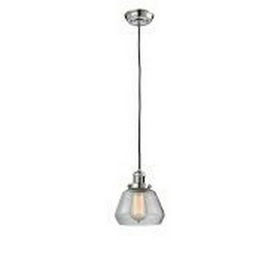 Innovations 201C-PN-G172-LED Fulton 1 Light Mini Pendant part of the Franklin Restoration Collection, Polished Nickel