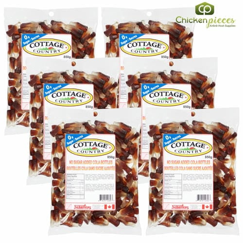 Cottage Country No Sugar Added Cola Bottles 850g (6 PACK)
