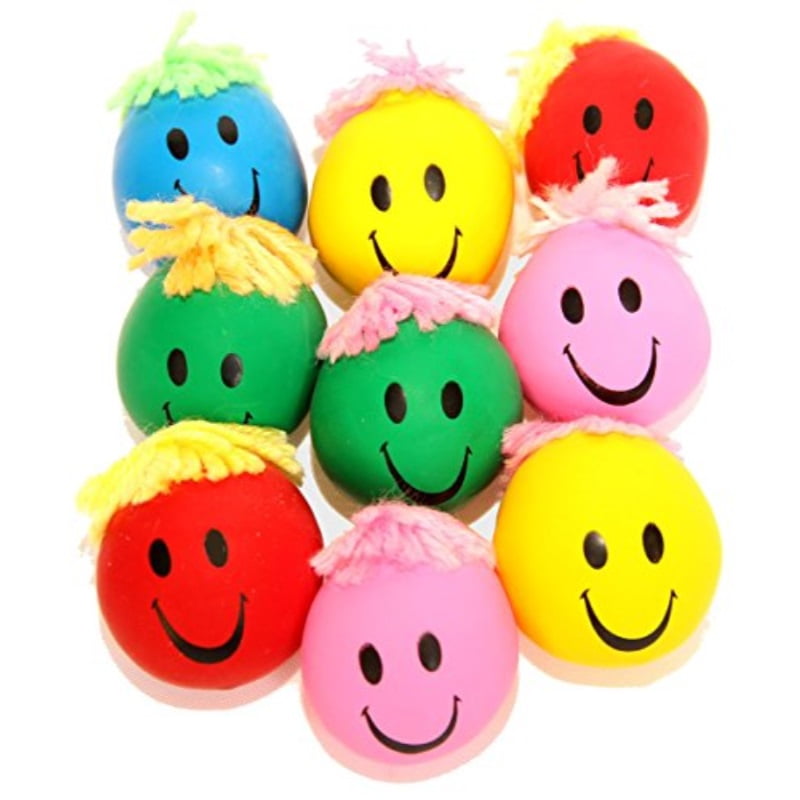 dazzling-toys-24-pack-stress-balls-2-dozen-2-inch-neon-smile-face