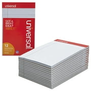 Universal Colored Perforated Note Pads, Narrow Rule, 5 x 8, Orchid, 50 Sheet, Dozen