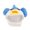 B, variant on Bunny Ears Pet Hat, Soft Rabbit Costume Accessory for Cats & Small Dogs, Halloween Easter Party Dress Up Outfit