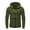 Army Green, variant on CAICJ98 Sweatshirts Hoodies for Men Heavyweight Sweatshirt - Full Zip Up Thick Sherpa Lined White,3XL