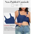 thumbnail image 3 of Beautyin Plus Size Tank Top for Women Adjustable Spaghetti Wide Straps Sleeveless T-shirts Cami, 3 of 9