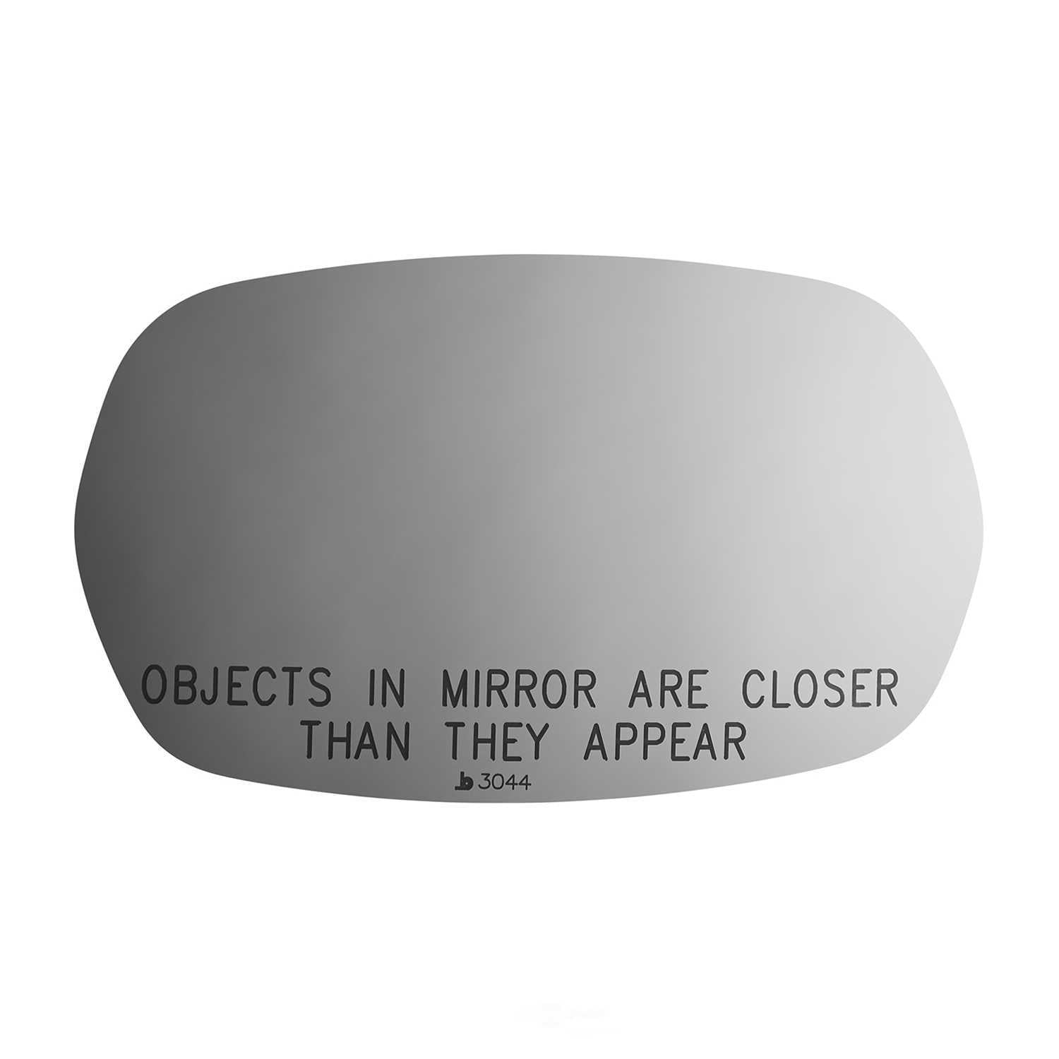 Burco Side View Mirror Replacement Glass - Clear Glass - 3044