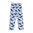thumbnail image 3 of Lsque Whale Print Men's Pajama Pants, Lounge Pant - Comfortable Home Wear,Elastic Waistband, Stylish Design-Large, 3 of 9