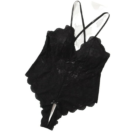 

Teddies Black Plus Size Sexy Lingerie (Women s)