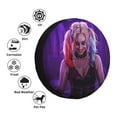 thumbnail image 4 of Harley Quinn Character Spare Tire Cover Waterproof Dust-Proof Universal Wheel Tire Cover Protector Accessories 14" 15" 16" 17", 4 of 7