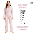 thumbnail image 5 of Hello Kitty Womens Velvet Feel Straight Leg Tracksuit, 5 of 5
