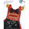 thumbnail image 4 of iiniim Infant Baby Girls Ringmaster Circus Inspired Romper Bodysuit with Feather Hat, 4 of 7