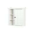 thumbnail image 2 of Bathroom Wall Cabinet With Door - 21.05x5.74x20 Inch, White , Stunning Design, Waterproof , Easy To Build, Adjustable Shelf, Over Toilet Storage For Bathroom, Office, Kitchen, Bedroom Inch Door,, 2 of 7