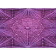 thumbnail image 1 of Ahgly Company Indoor Rectangle Patterned Dark Magenta Purple Area Rugs, 4' x 6', 1 of 6