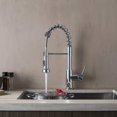 thumbnail image 2 of Blossom Commercial Style 2 -Function, Pull Down Single Handle Kitchen Sink Faucet in Chrome Finish, 2 of 8