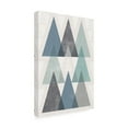 thumbnail image 4 of Trademark Fine Art 'Mod Triangles IV Blue' Canvas Art by Michael Mullan, 4 of 4