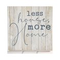 thumbnail image 2 of Less House More Home Rustic Looking Inspiration White Wood Sign Wall Décor Gift 12 x 12 Wood Sign B3-12120062023, 2 of 7
