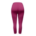 thumbnail image 4 of Yoga Pants Leggings Pocket Capri 3/4 High Waist Elastic Opaque Plus Size Sports Leggings With Side Pockets For Yoga Leisure Womens Pants, 4 of 6