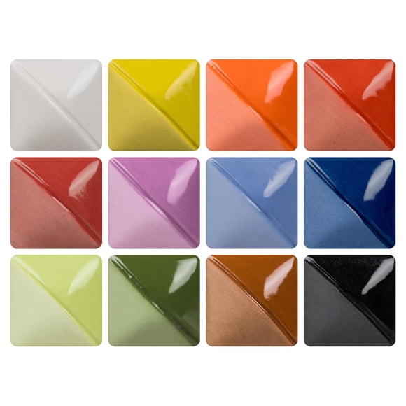 Set de engobes Mayco Fundamentals de 12 colores, 59 mL