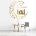 thumbnail image 1 of Eid Mubarak Decor Ramadan Pegatinas de Pared Ventana Se Aferra Calcomanías de Pared Papel Tapiz para Dormitorio Musulmán Islámico Suministros para Fie 46x46CM Baoblaze Pegatinas de pared, 1 of 8