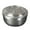 Silver, variant on Ludlz Korean Stainless Steel Rice Bowl + Lid, Traditional, Round & Unbreakable. Keep Rice or Soup Warm w/Metal Bowl. Double Layer Stainless Steel Anti-Scalding Rice Bowl with Lid Food Container