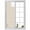 Beige, variant on Beige Damask Window Privacy Film, Vintage Country Scroll Floral Patterned Static Cling UV Sun Blocking Heat Control Window Tint Day and Night, Non-Adhesive One Way Windows Privacy Cover 17.7''x78.7''