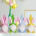thumbnail image 3 of KCEHTA 4 Pcs Easter Gnomes Plush Spring Easter Bunny Gnomes Decorations for Home Office Table Decor, 3 of 7