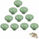 thumbnail image 1 of Herrajes decorativos para muebles para su hogar, amplia aplicación, material cerámico, aspecto brillante, resistente, duradero, bonitos pomos verdes para cajones, armarios, puertas, alacenas, cajas, 1 of 5