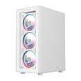 thumbnail image 2 of Gabinete Gamer BALAM RUSH DRAGONFLY PERFORM CRYSTAL GM590CW ATX Media Torre 4 Fan RGB USB 3.0 Blanco, 2 of 5