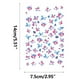 thumbnail image 3 of Pegatinas de uñas para decoración de uñas, pegatinas de flores para uñas, calcomanías de flores 3D autoadhesivas para uñas de primavera y verano, suministros para uñas para mujeres, diseños de rosas,, 3 of 3