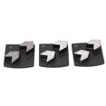 thumbnail image 1 of 3pcs Diamond Grinding Blocks, Black Dovetail and Arrow Tooth Polishing Pads for Concrete and Cement, 1 of 3