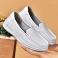 thumbnail image 2 of YOURDIARY Women Nurse Shoes Comfort Moccasins Nursing Lightweight Round Toe Work Breathable June Flat, 2 of 8