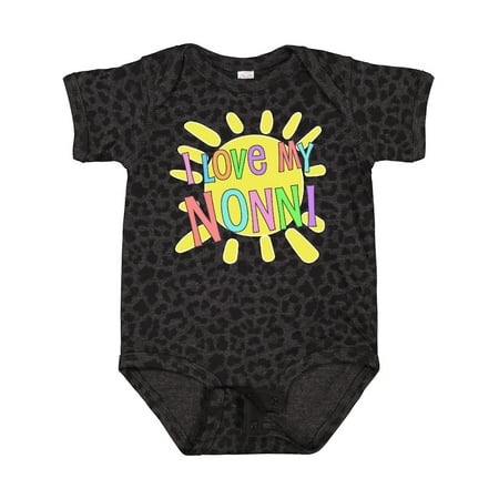 

Inktastic I Love My Nonni- Sun and Rainbow Letters Gift Baby Boy or Baby Girl Bodysuit