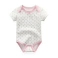 thumbnail image 6 of Zavbaby Baby Boy Girl Cotton Short Sleeve Bodysuits,5-Pack,Sizes 0-12M, 6 of 12
