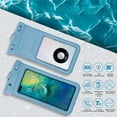 thumbnail image 3 of ZLight Étui Étanche pour Téléphone 7,2 Pouces Sac Étanche Portable Protecteur pour Sports Nautiques Réutilisable Universel pour Cellulaire pour Protection Étui Blanc 1 Ensemble, 3 of 6
