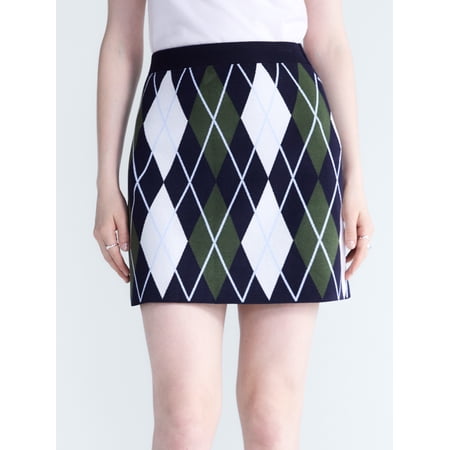 Free Assembly Women’s and Women's Plus Mini Pull On Sweater Skirt, Sizes XS-4X