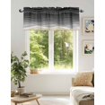 thumbnail image 6 of Gray Gradient Water Ripples Curtain Valances,Summer Beach Coastal Small Window Treatment for Kitchen Living Room Bathroom,42" x 18", 6 of 7