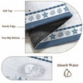 thumbnail image 6 of Navy Blue Starfish Coastal Round Area Rug 7Ft Washable Circle Rugs for Dorm Laundry Room, Ocean Beach Coral Nautical Non-Slip Carpet Floor Mats Indoor Outdoor Carpet Runner Aesthetic Home Decor, 6 of 8