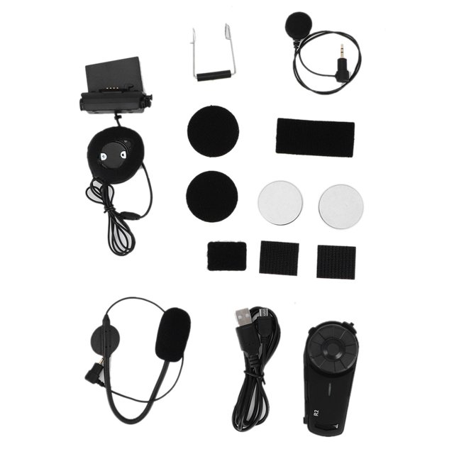 BT4.1 1000m 4 jinetes Full Duplex Intercomunicador de motocicleta Cancelación de ruido Auriculares para casco