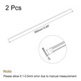 thumbnail image 2 of Uxcell Round Solid Aluminum Rod 4mm Dia.350mm Length Lathe Bar Stock for DIY Craft 2pcs, 2 of 5