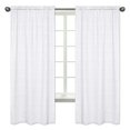thumbnail image 1 of White Eyelet Window Treatment Panels -Set of 2, 1 of 3