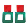 thumbnail image 1 of Pendientes de gota Minnieouse Accesorios populares Acrílico Rojo+Verde, 1 of 5