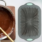 Hukitchen Silicone Loaf Pan for Bread Cake Meat Pie Baking Mold Non-Stick Convenient Kitchen Bakeware