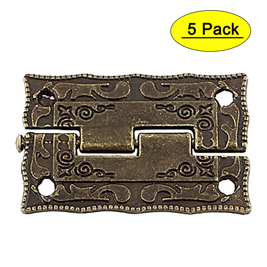 uxcell Jewelry Gift Box Case 28mm Length Vintage Style Hinges Bronze Tone 8PCS US-SA-AJD-219023