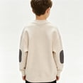 thumbnail image 3 of Grblisyd Boys Girls Sweatshirt Kids Fashion Long Sleeve Crewneck Shirts Casual Solid Color Sweatshirts School Pullover Top, 3 of 3