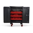 thumbnail image 2 of Armorgard Fittingstor Cabinet, 43.7 X 22.4 X 62In, Black, 2 of 8