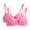 Hot Pink, variant on REUFTI 2PC Swbreety Lace Bra for Womens Full Coverage Underwire Bras Padded Underwear.S-XL.Bras For Women,Protecting Breast Tissue,Breathable And Refreshing