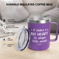 thumbnail image 3 of Vaso de acero inoxidable Frerdui Teacher Gift con aislamiento, 3 of 6