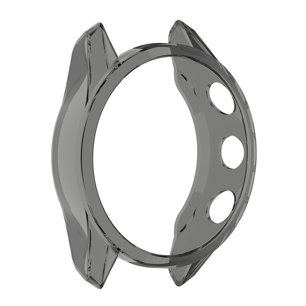 Btafrte Protector Antiarañazos La Cubierta La Caja Del Reloj TPU para Approach S62 (negro)